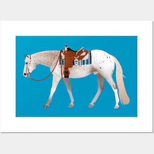 Roan Appaloosa Western Pleasure Horse - Equine Rampaige Posters and Art